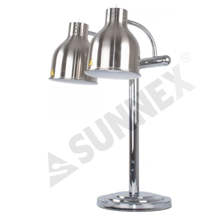 Toidu soojendamise lamp N02H laualamp, 2 peaga, ilma alusega